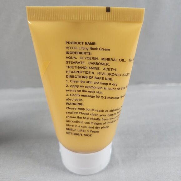 Hoygi Firming Lifting Neck Cream 50G/1.7 Oz - Lifts and Firms Skin Hexapeptide-8 - Picture 3 of 6